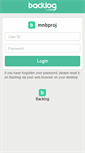 Mobile Screenshot of mnbproj.backlog.jp